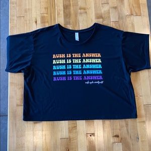 Bella Canvas Rush Cycle Branded Crop Top